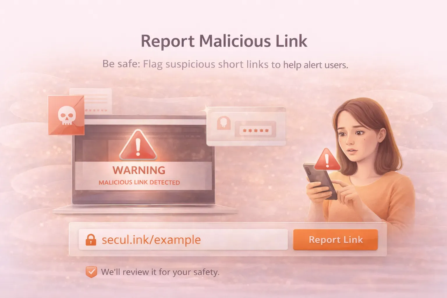 Seculink Secul.ink Report Malicious Link tools