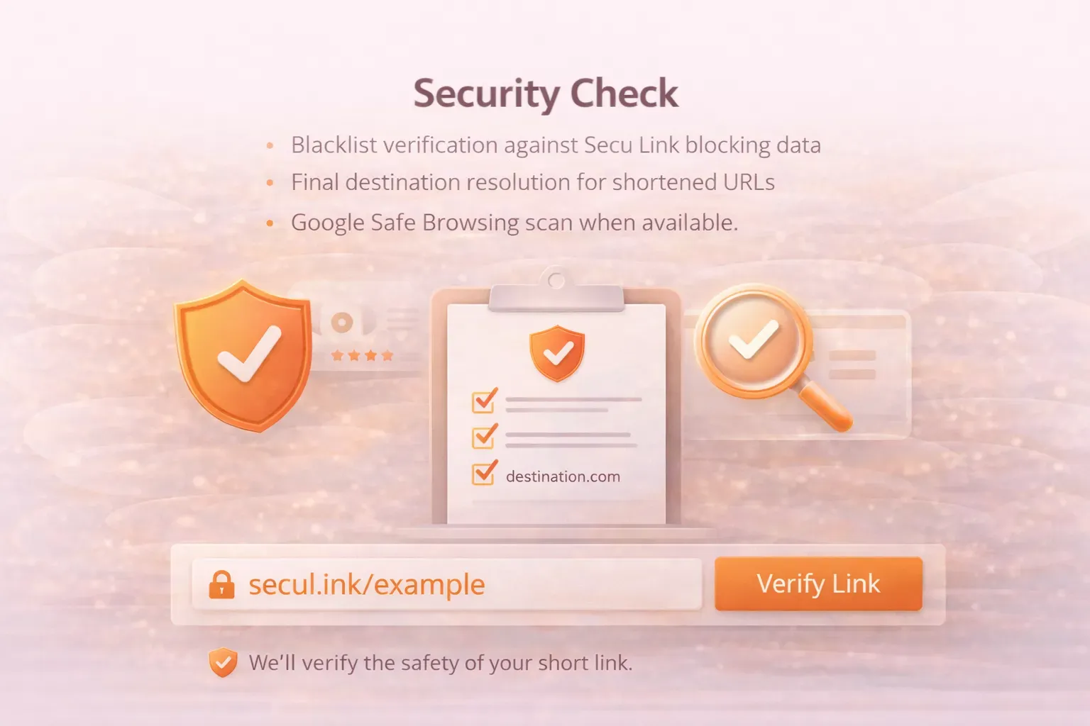 Seculink Secul.ink Security Check tools